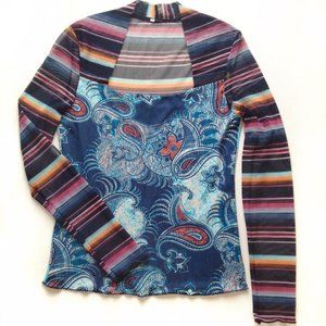 Multi-Color Multi-Pattern Long Sleeve - Size 1 XS